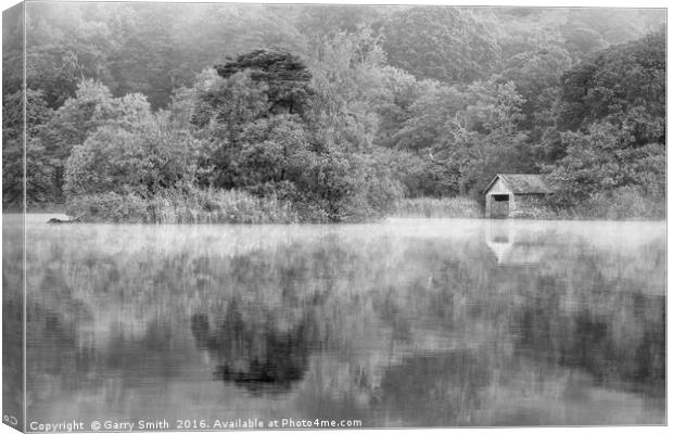 The Boathouse at Rydal Water. Canvas Print by Garry Smith