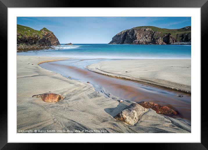 Dhail Beag, Isle of lewis. Framed Mounted Print by Garry Smith