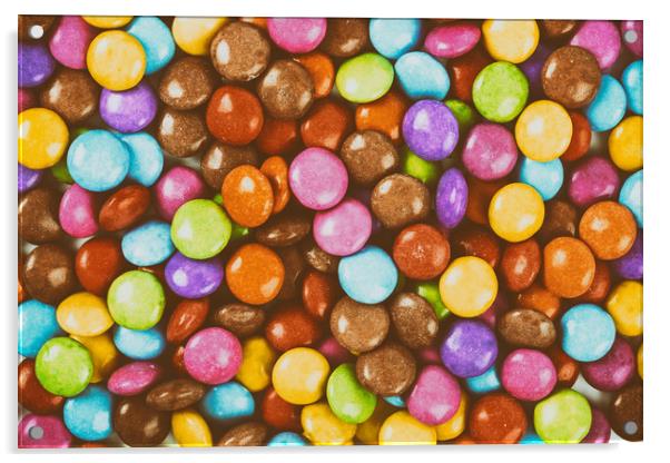 Sweet Colorful Candy Acrylic by Radu Bercan