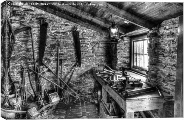 Victorian Tool Shed. Canvas Print by Robert Murray