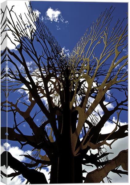 Rusty Tree Canvas Print by Rob Hawkins