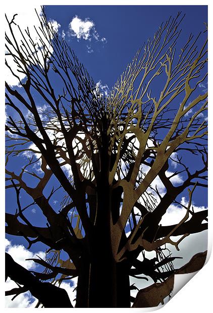 Rusty Tree Print by Rob Hawkins