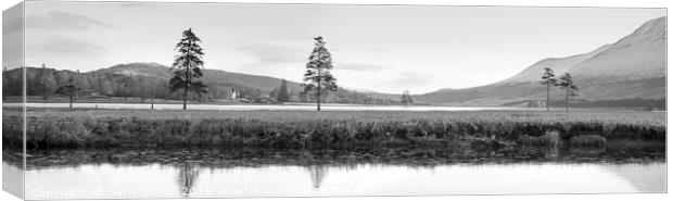 Loch Tulla Panorama. Canvas Print by Garry Smith