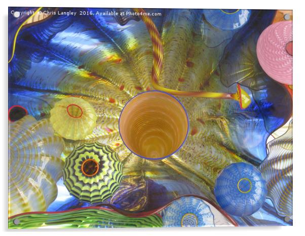 Art Glass - Underwater 2 Acrylic by Chris Langley