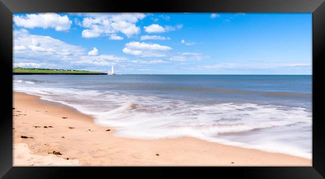 Waters of Whitley Bay............... Framed Print by Naylor's Photography