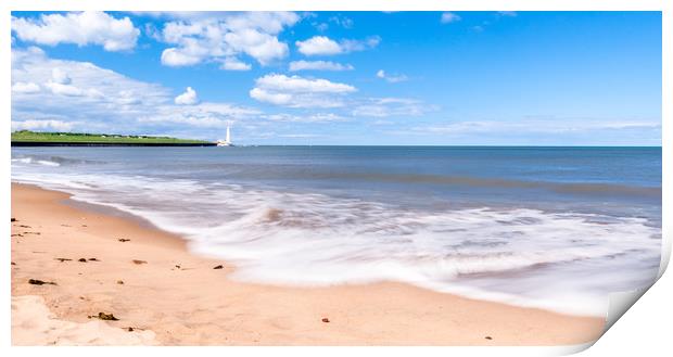 Waters of Whitley Bay............... Print by Naylor's Photography