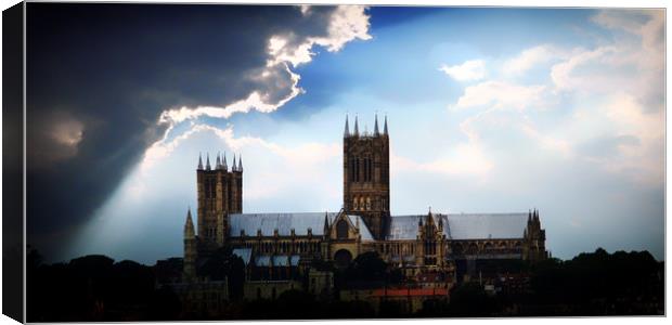 Lincoln Cathedral Canvas Print by J Biggadike