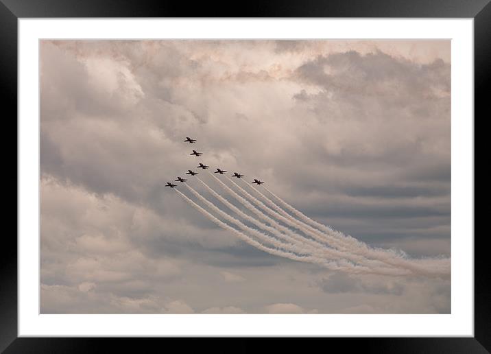 Formation Framed Mounted Print by Simon Wrigglesworth