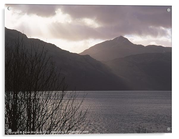 Loch Lomond Acrylic by Derek Wallace