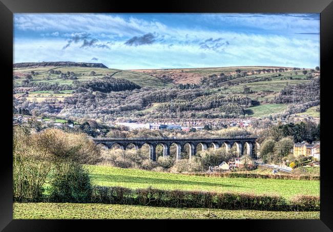 Hengoed Viaduct 2 Framed Print by Steve Purnell