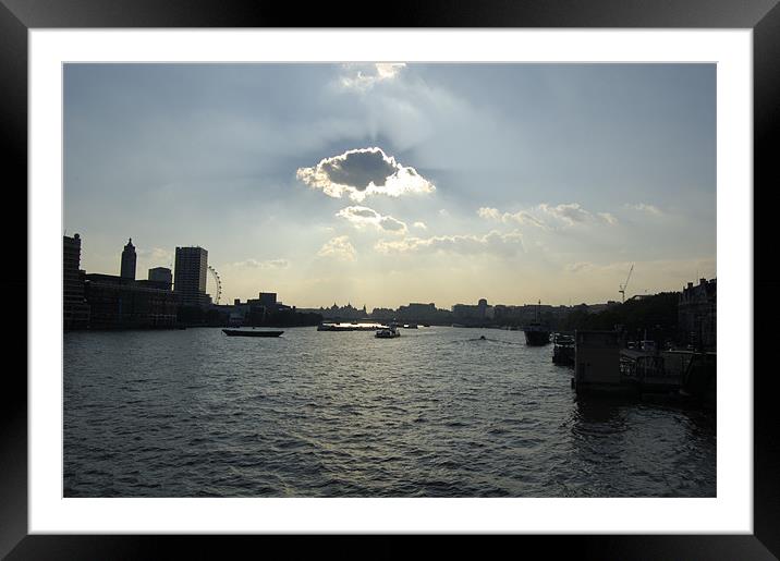 River Thames Framed Mounted Print by Iain McGillivray