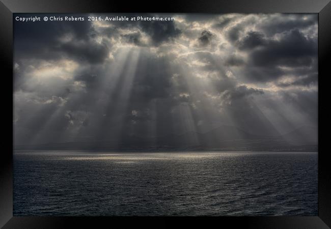 Ray of Light Framed Print by Chris Roberts
