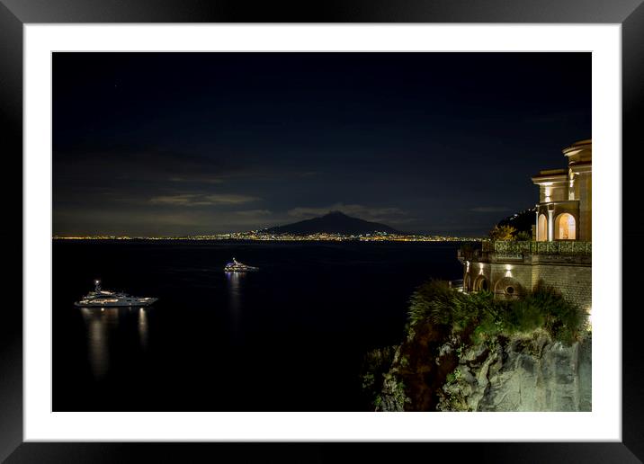 Neapolitan Nocturne Framed Mounted Print by Chris Rafferty