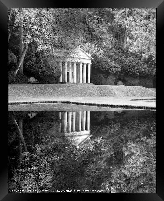 The Temple of Piety, Fountains Abbey. Framed Print by Garry Smith