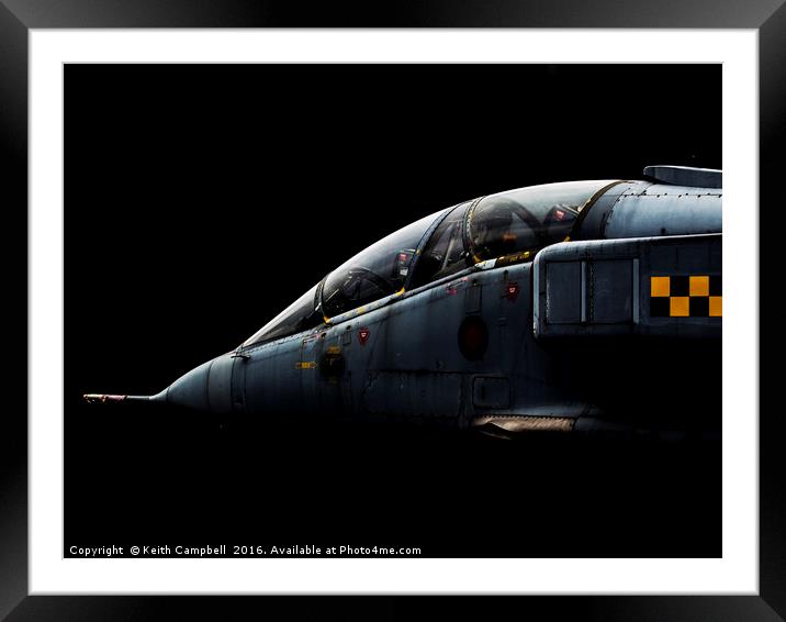 Royal Air Force 54(R) Squadron Jaguar Framed Mounted Print by Keith Campbell