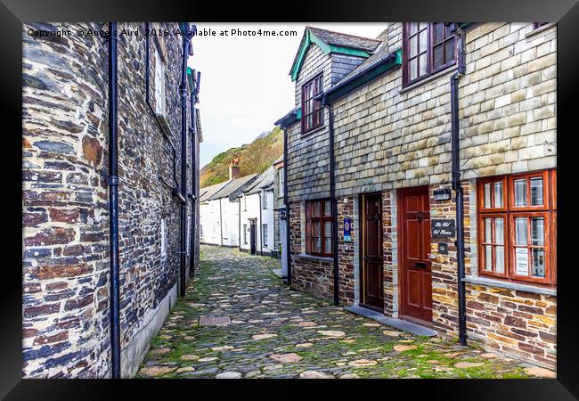 Port Isaac. Framed Print by Angela Aird