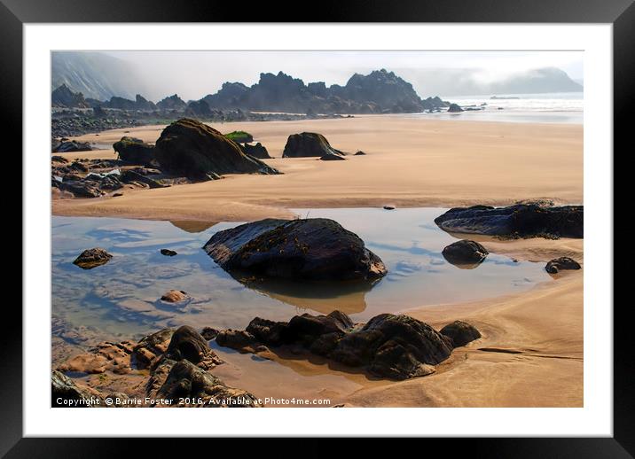 Marloes Sands Detail #2 Framed Mounted Print by Barrie Foster