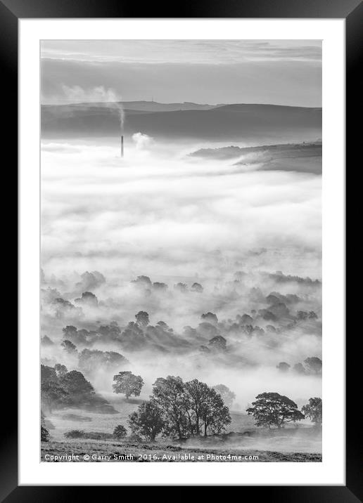Out of the Mist. Framed Mounted Print by Garry Smith