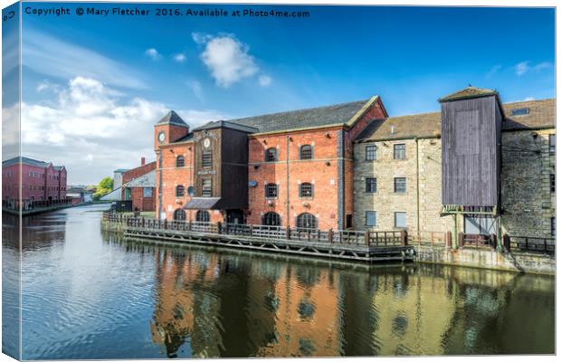 The Orwell, Wigan Pier Canvas Print by Mary Fletcher