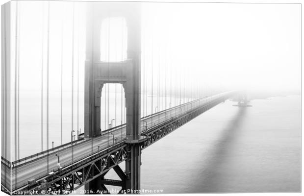 The Golden Gate Bridge, San Francisco Canvas Print by Garry Smith