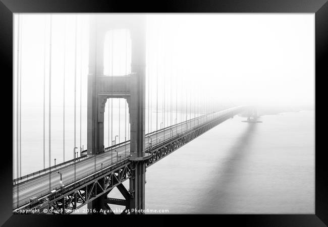 The Golden Gate Bridge, San Francisco Framed Print by Garry Smith