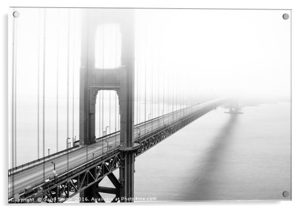 The Golden Gate Bridge, San Francisco Acrylic by Garry Smith