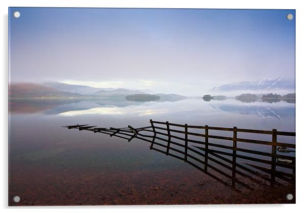 Derwent Water Acrylic by David Lewins (LRPS)