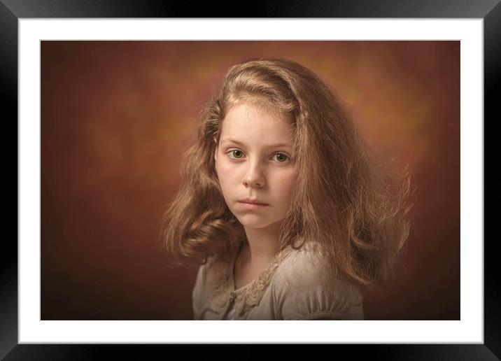 'Those beautiful eyes of yours' Framed Mounted Print by Dariusz Stec - Stec Studios
