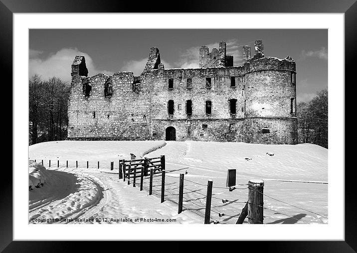 Balvenie Castle Framed Mounted Print by Derek Wallace