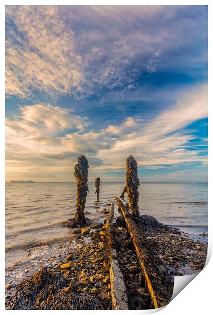 End Of The Line Ryde Isle Of Wight Print by Wight Landscapes
