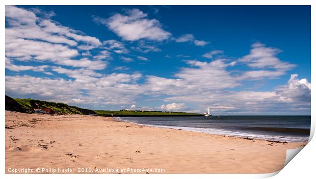 Beach Lighthouse.............. Print by Naylor's Photography