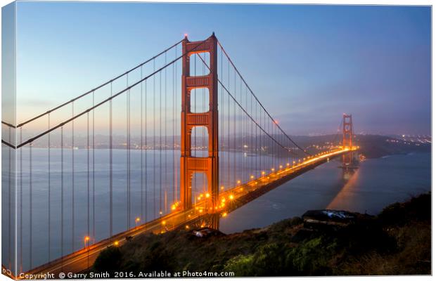 Crossing The Bay. Canvas Print by Garry Smith