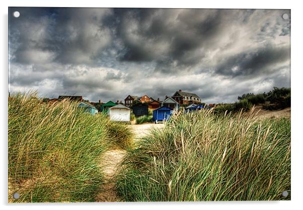 The gathering storm, Old Hunstanton, Norfolk Acrylic by John Edwards