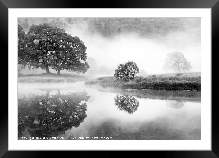 Elterwater Dawn. Framed Mounted Print by Garry Smith