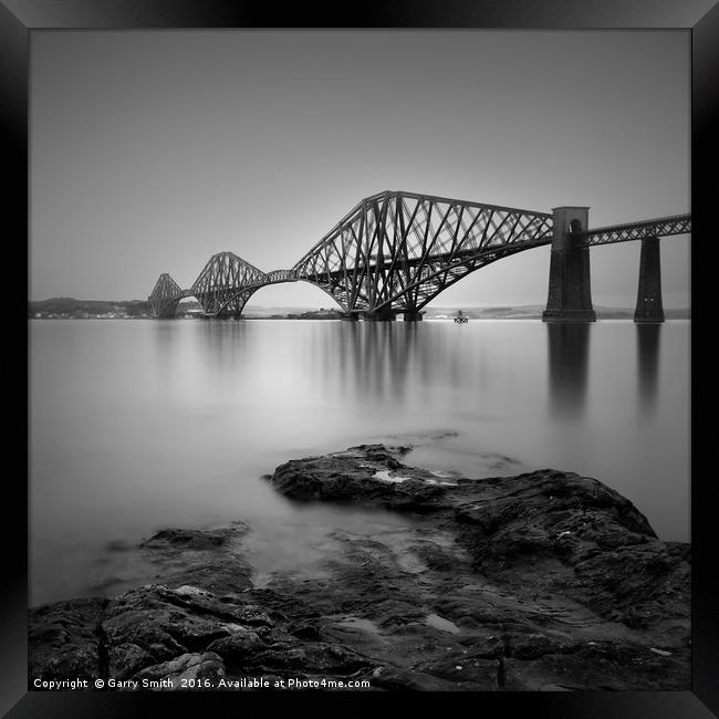 The Forth Rail Bridge, South Queensferry. Framed Print by Garry Smith