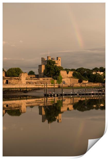 Rochester Rainbow Reflection Print by Chris Pickett
