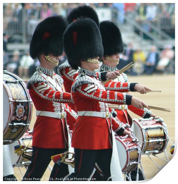 The Queens Guard Band Print by Brian Pearce