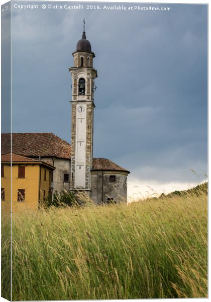 Rural Italy Canvas Print by Claire Castelli