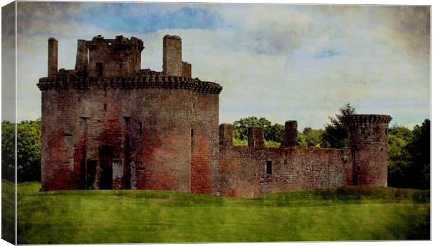 caerlaverock castle Canvas Print by dale rys (LP)