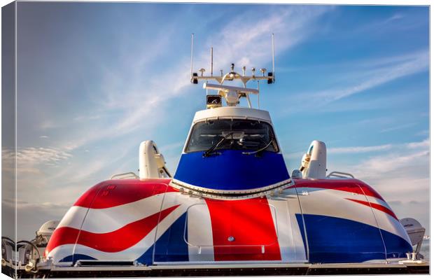 Solent Flyer Canvas Print by Wight Landscapes