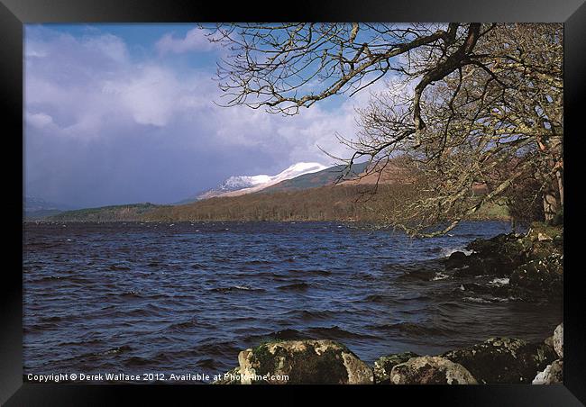 Loch Lomond Framed Print by Derek Wallace