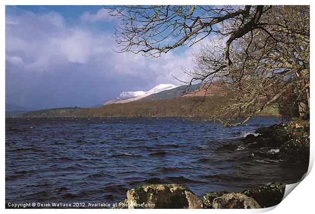 Loch Lomond Print by Derek Wallace