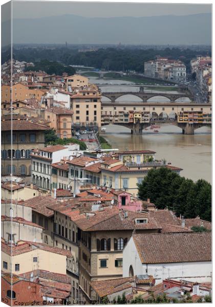 Landscape of Florence Canvas Print by Massimo Lama