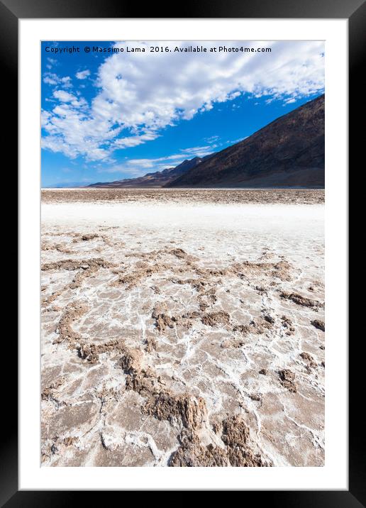  Death Valley, California, USA Framed Mounted Print by Massimo Lama