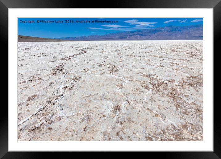  Death Valley, California, USA Framed Mounted Print by Massimo Lama