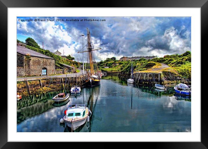 Amlwych Harbour, Anglesey, North Wales, UK Framed Mounted Print by Frank Irwin