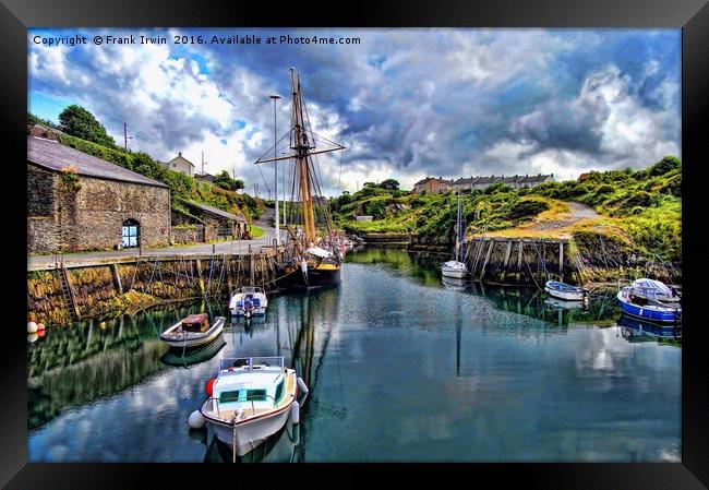 Amlwych Harbour, Anglesey, North Wales, UK Framed Print by Frank Irwin