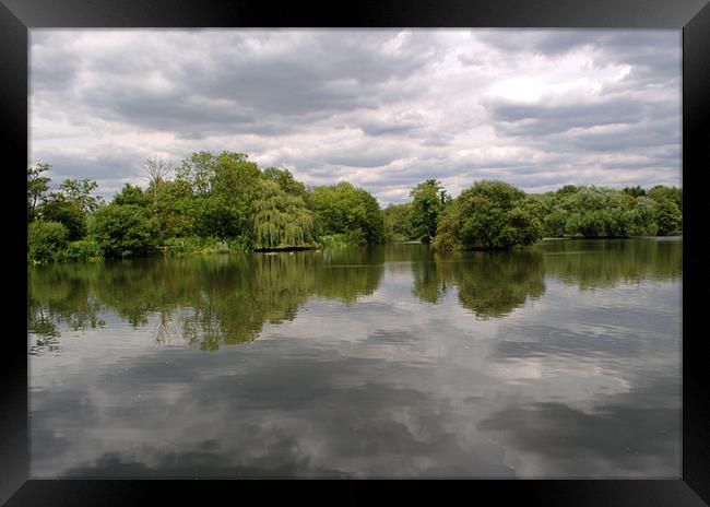 Little Britain Lake Cowley Framed Print by Chris Day