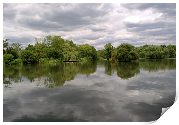 Little Britain Lake Cowley Print by Chris Day