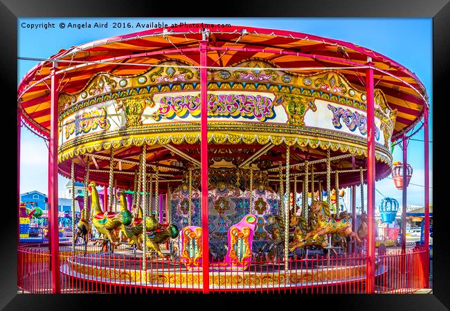 Merry-go-Round. Framed Print by Angela Aird